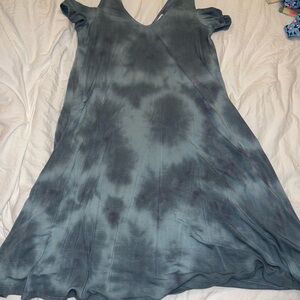 Elegant Tie-Dye Women's Dress